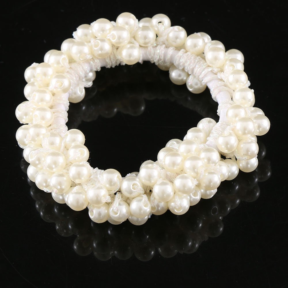 Amazon.com : AKOAK Women and Girls Fashion Pearl Beads Hair Band